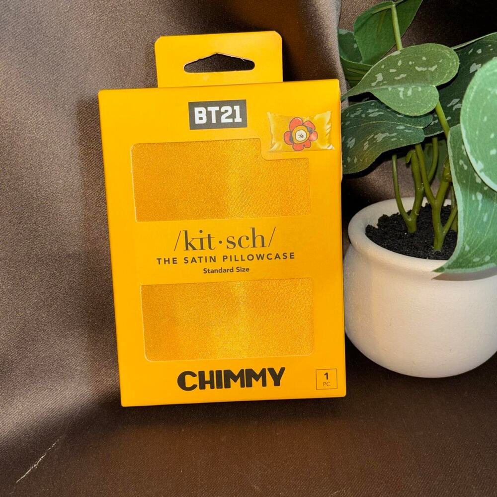 Kitsch CHIMMY Satin Hair Accessory - Bright Yellow